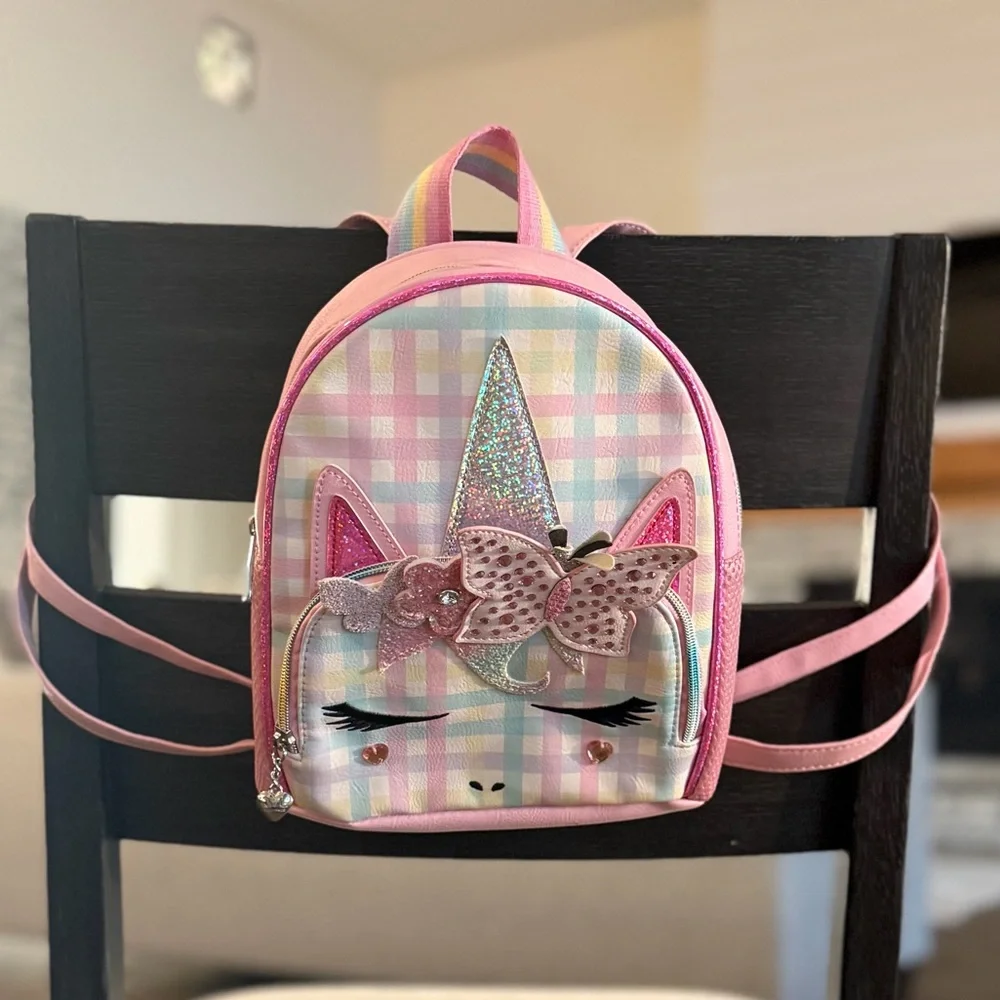 Unicorn Girls Pink Backpack
